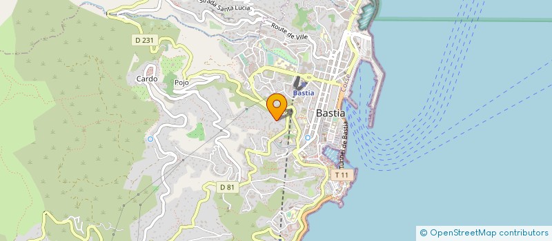 localisation de l'entreprise SCI PACA à VILLE-DI-PIETRABUGNO