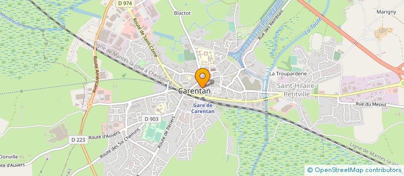 localisation de l'entreprise SCI PACACHRIS à CARENTAN-LES-MARAIS
