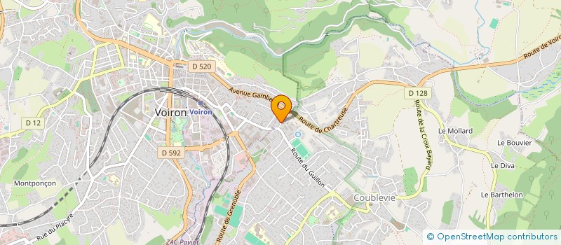 localisation de l'entreprise SCI PACADAMA  SAINT-CASSIEN