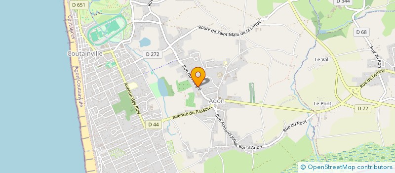 localisation de l'entreprise SCI PACAEVE à AGON-COUTAINVILLE