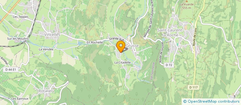 localisation de l'entreprise SCI PACAL  VAL-SONNETTE