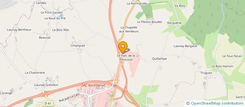 localisation de l'entreprise SCI PACALAUMA à LOUDEAC