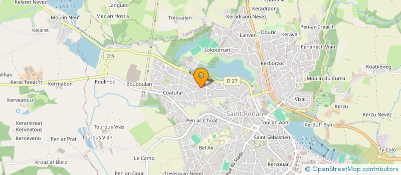 localisation de l'entreprise SCI PACAM  SAINT-RENAN