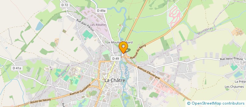 localisation de l'entreprise SCI PACAM à MONTGIVRAY