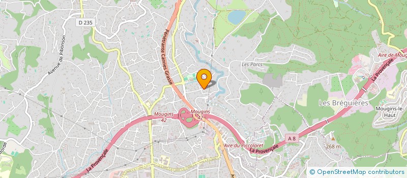 localisation de l'entreprise SCI PACAMANA à MOUGINS