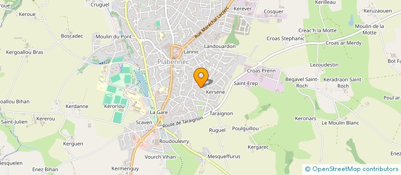 localisation de l'entreprise SCI PACANN  PLABENNEC
