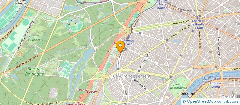 localisation de l'entreprise SCI PACAO  PARIS