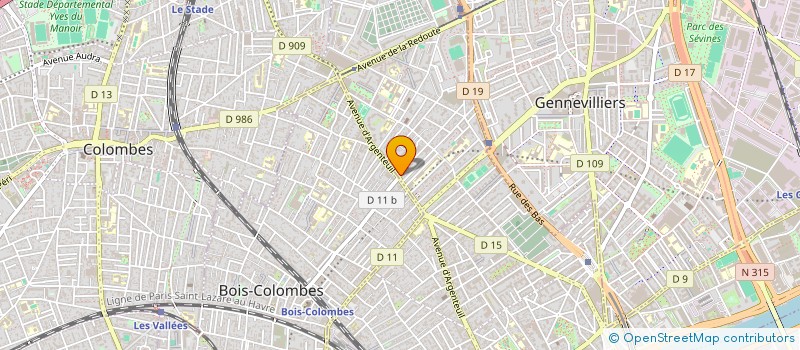 localisation de l'entreprise SCI PACAUD 1 à ASNIERES-SUR-SEINE