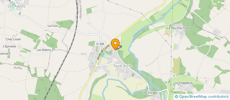 localisation de l'entreprise SCI PACAULT-MENSEN  TAIZE-AIZIE