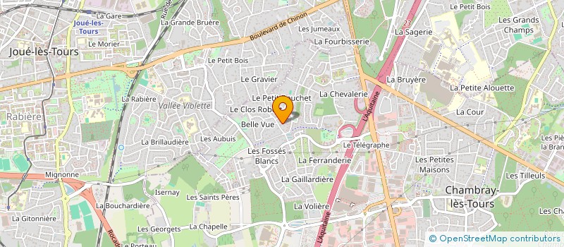 localisation de l'entreprise SCI PACAVA  CHAMBRAY-LES-TOURS