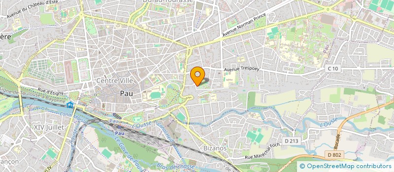 localisation de l'entreprise SCI PACCA  PAU
