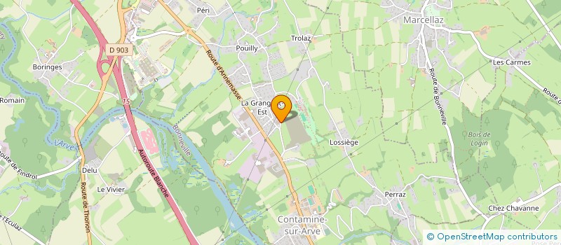 localisation de l'entreprise SCI PACCOT  CONTAMINE-SUR-ARVE