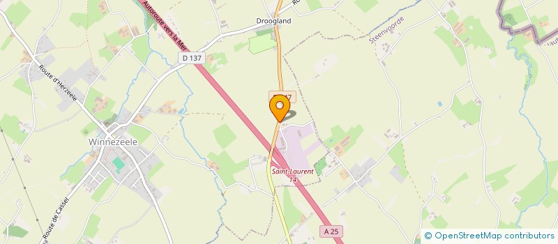 localisation de l'entreprise SCI PACCOU BERTHELOOT  WINNEZEELE