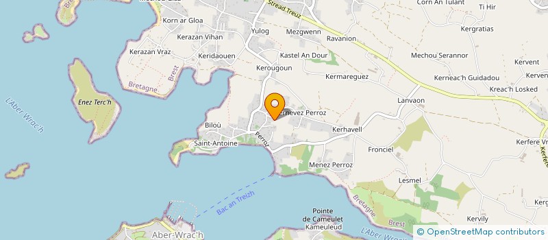 localisation de l'entreprise SCI PACE  PLOUGUERNEAU