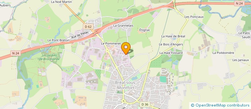 localisation de l'entreprise SCI PACE  BREAL-SOUS-MONTFORT