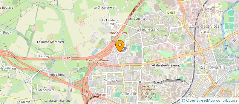 localisation de l'entreprise SCI PACE INVEST  RENNES