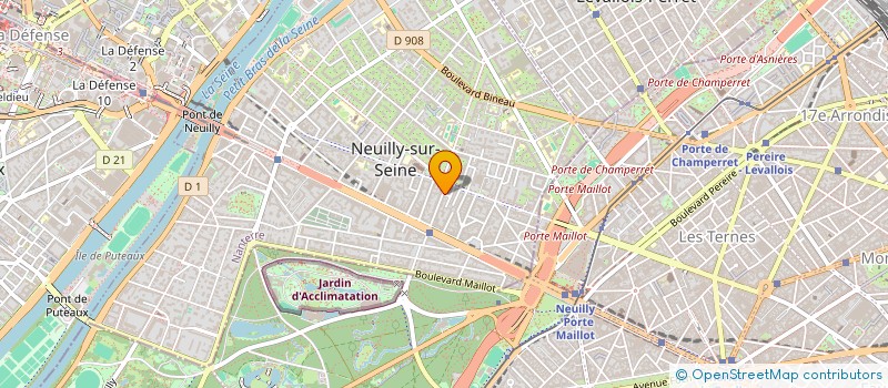 localisation de l'entreprise SCI PACELL à NEUILLY-SUR-SEINE