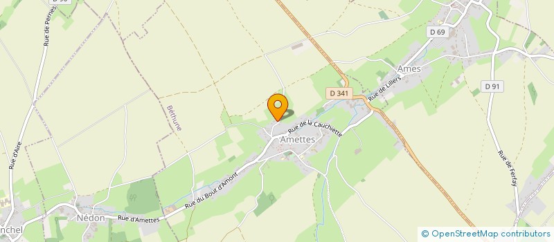 localisation de l'entreprise SCI PACEOL  AMETTES