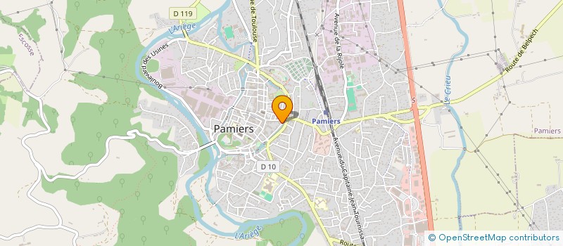 localisation de l'entreprise SCI PACERO à PAMIERS