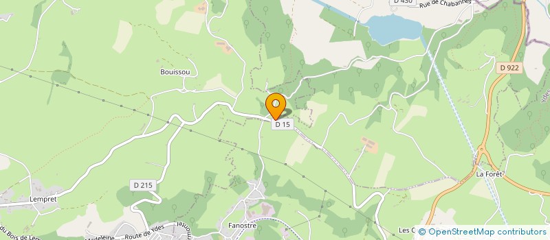 localisation de l'entreprise SCI PACHA à CHAMPAGNAC