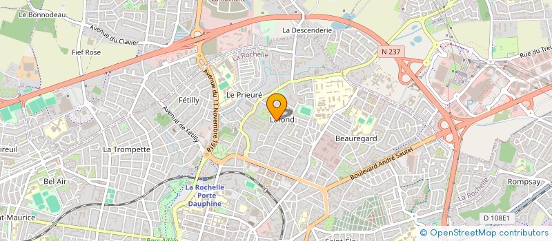 localisation de l'entreprise SCI PACHA  LA ROCHELLE