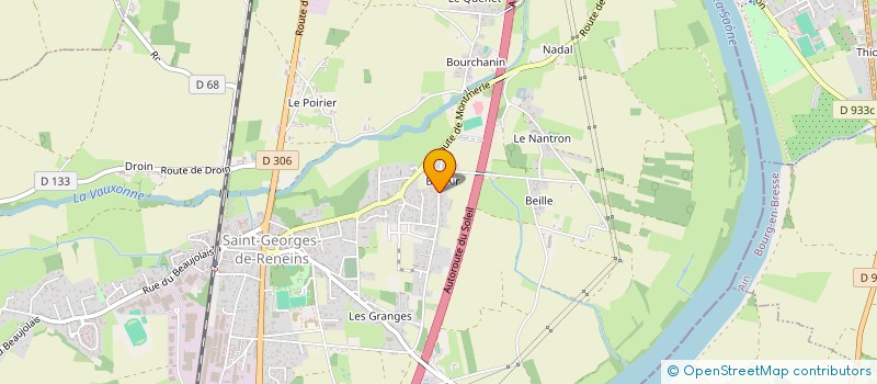 localisation de l'entreprise SCI PACHA  SAINT-GEORGES-DE-RENEINS