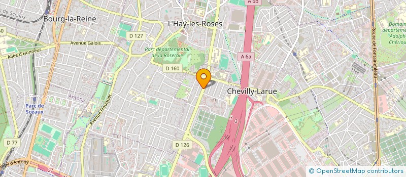 localisation de l'entreprise SCI PACHA  CHEVILLY-LARUE