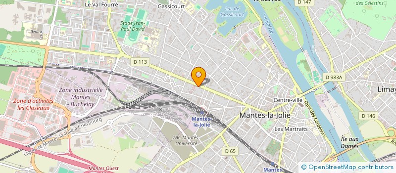 localisation de l'entreprise SCI PACHA  MANTES-LA-JOLIE