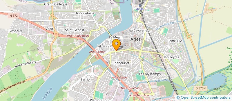 localisation de l'entreprise SCI PACHA à ARLES