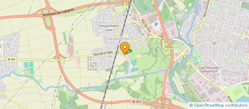 localisation de l'entreprise SCI PACHA  GEISPOLSHEIM