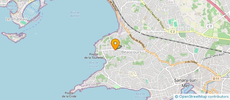 localisation de l'entreprise SCI PACHA  SANARY-SUR-MER