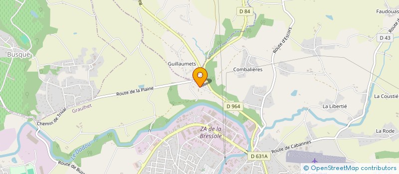 localisation de l'entreprise SCI PACHAB  GRAULHET