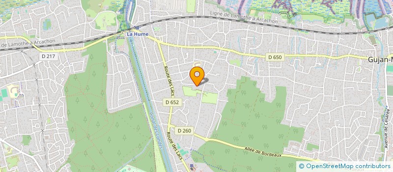 localisation de l'entreprise SCI PACHABENA  GUJAN-MESTRAS