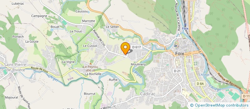 localisation de l'entreprise SCI PACHADOR à FOIX
