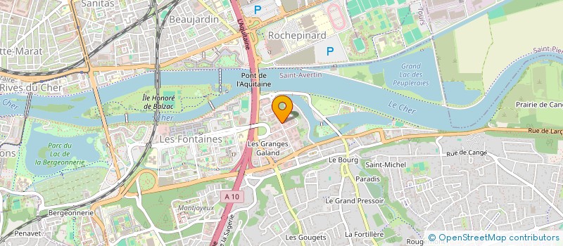 localisation de l'entreprise SCI PACHAMA  SAINT-AVERTIN