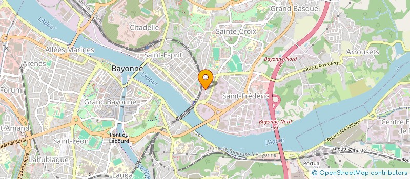 localisation de l'entreprise SCI PACHARENIA à BAYONNE