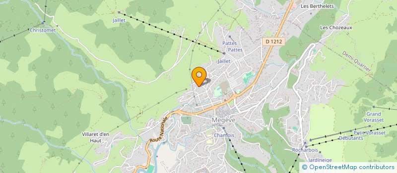 localisation de l'entreprise SCI PACHASSA  MEGEVE