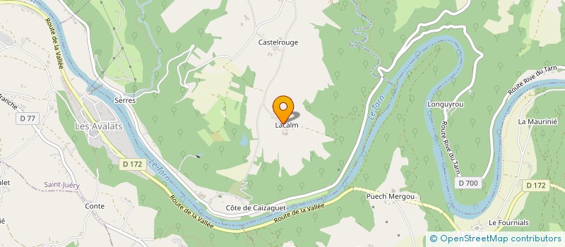 localisation de l'entreprise SCI PACHUT  SAINT-GREGOIRE