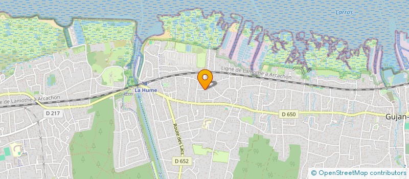 localisation de l'entreprise SCI PACHY  GUJAN-MESTRAS