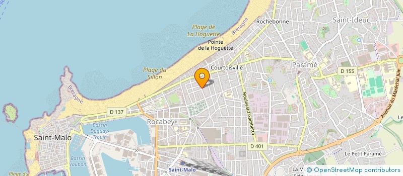localisation de l'entreprise SCI PACIFIC  SAINT-MALO