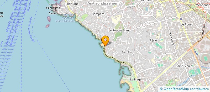 localisation de l'entreprise SCI PACIFIQUE à MARSEILLE