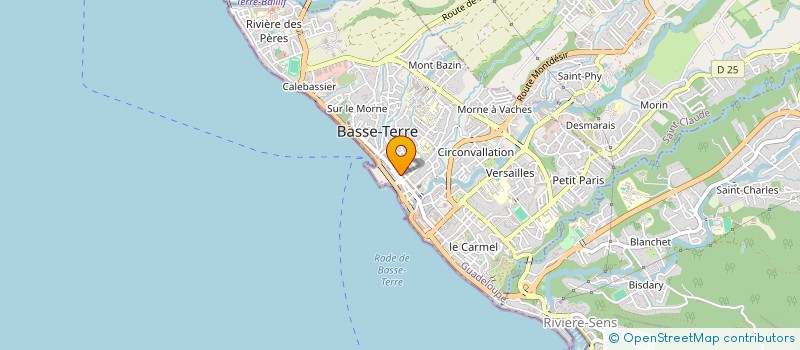 localisation de l'entreprise SCI PACIFIQUE à BASSE-TERRE