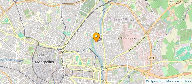 localisation de l'entreprise SCI PACIFIQUE RIM à MONTPELLIER