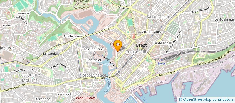 localisation de l'entreprise SCI PACIM  BREST