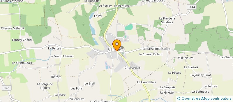 localisation de l'entreprise SCI PACIMACE  LA CHAPELLE-BOUEXIC