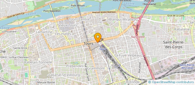 localisation de l'entreprise SCI PACITTO à TOURS