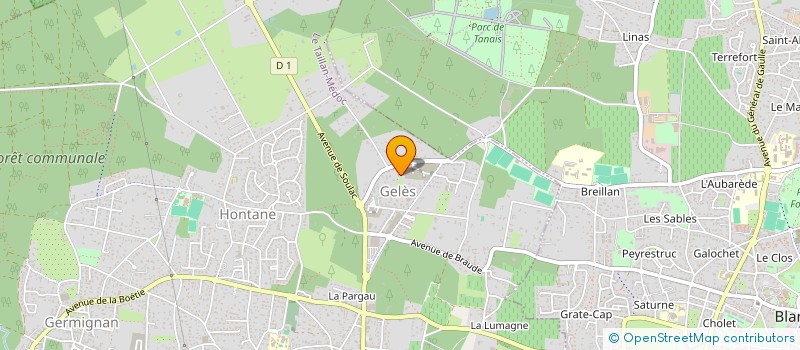 localisation de l'entreprise SCI PACK  LE TAILLAN-MEDOC