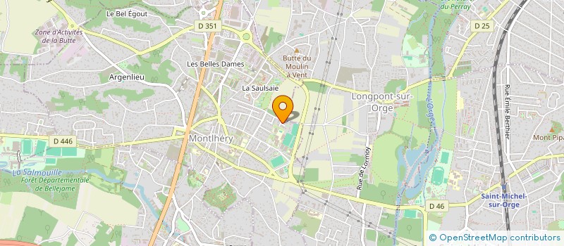 localisation de l'entreprise SCI PACLAU  MONTLHERY