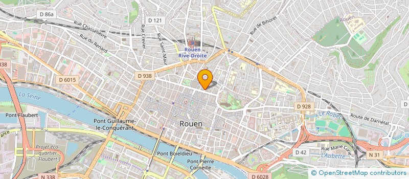 localisation de l'entreprise SCI PACM à ROUEN