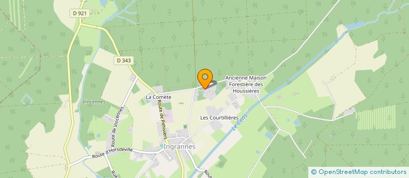 localisation de l'entreprise SCI PACO à INGRANNES